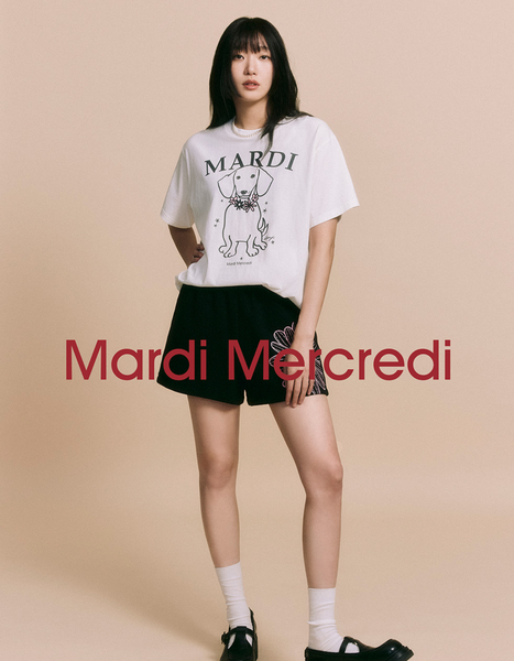 [MARDI MERCREDI] SWEAT SHORTS FLOWER (5colours)