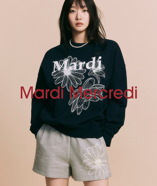 [MARDI MERCREDI] SWEAT SHORTS FLOWER (5colours)