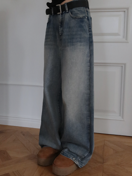 [MODIMOOD] Folder Snap Two Way Winter Pants