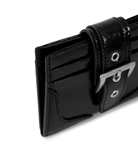 [fennec] BUCKLE BRIDGE POCKET - BLACK