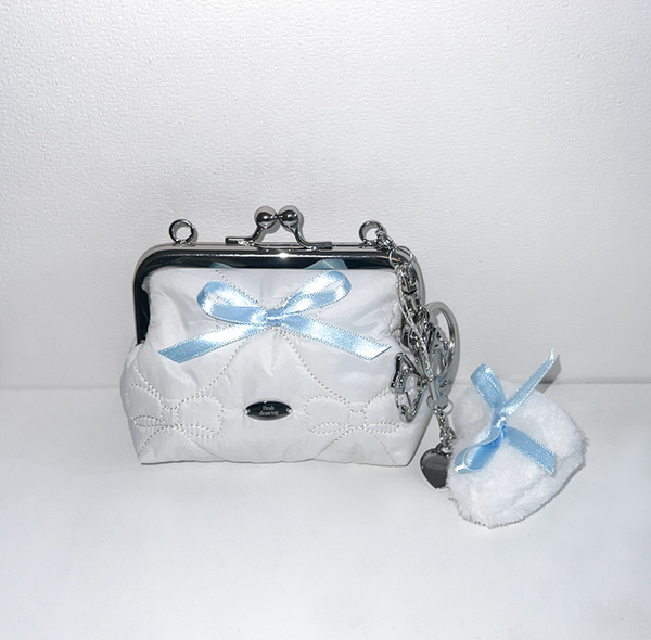 [Peakdrawing] Sky Pure Ribbon Frame Pouch