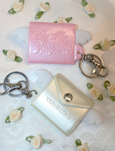 [THENCE] Shimmer Mini Album Key Holder Pink