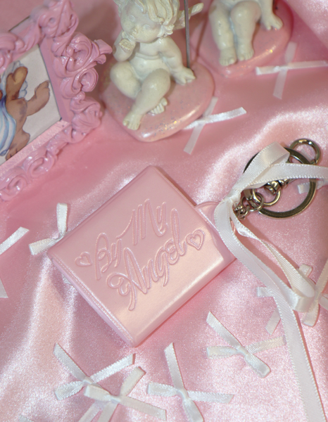 [THENCE] Shimmer Mini Album Key Holder Pink