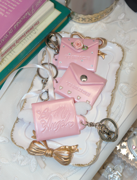 [THENCE] Shimmer Mini Album Key Holder Pink