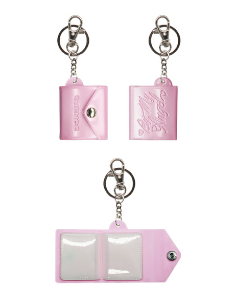 [THENCE] Shimmer Mini Album Key Holder Pink