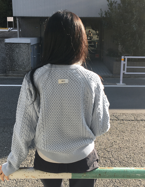 [98°C] [NEAH] Cotton Cable Knit