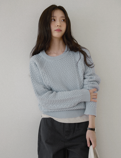 [98°C] [NEAH] Cotton Cable Knit