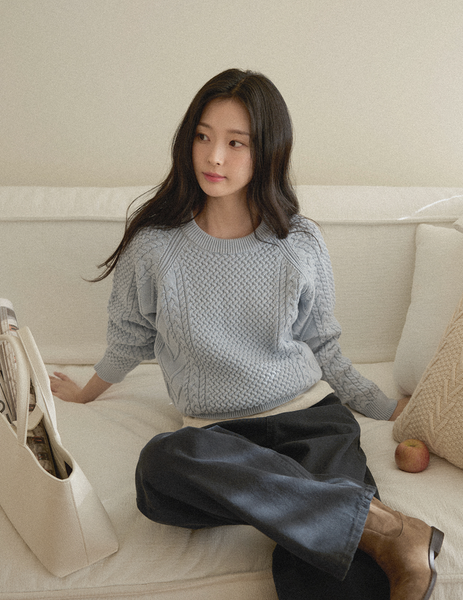 [98°C] [NEAH] Cotton Cable Knit