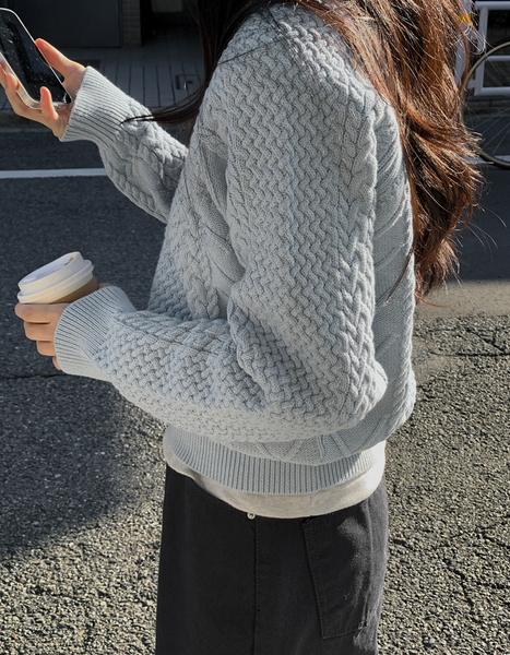 [98°C] [NEAH] Cotton Cable Knit