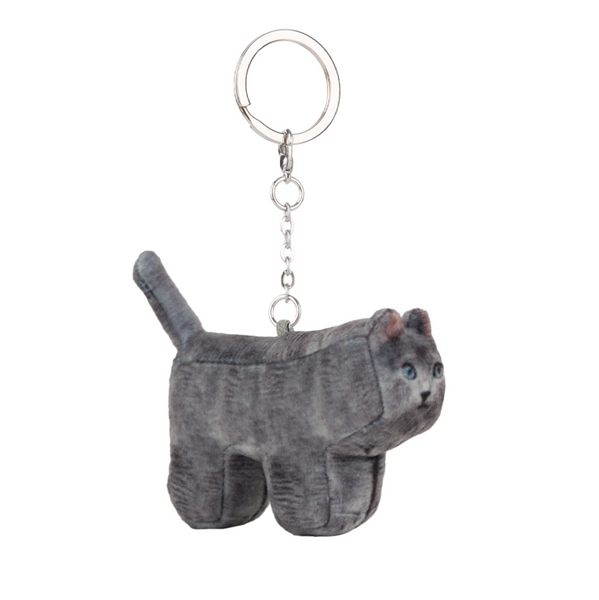 [SOFT THUMBNAIL] Jiji, Russian Blue Keyring