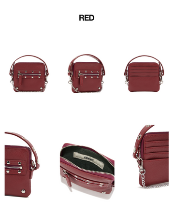 DEINET] DEINET STUD CROSS CHAIN WALLET – Ohue