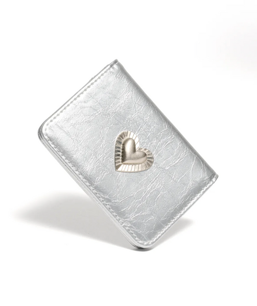 [LMQ] Pie Heart Photo Slot Card Wallet (3colours)