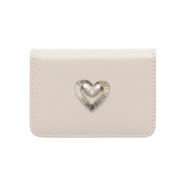 [LMQ] Pie Heart Photo Slot Card Wallet (3colours)