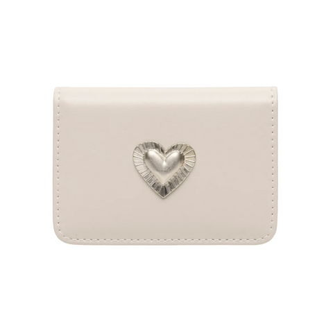 [LMQ] Pie Heart Photo Slot Card Wallet (3colours)