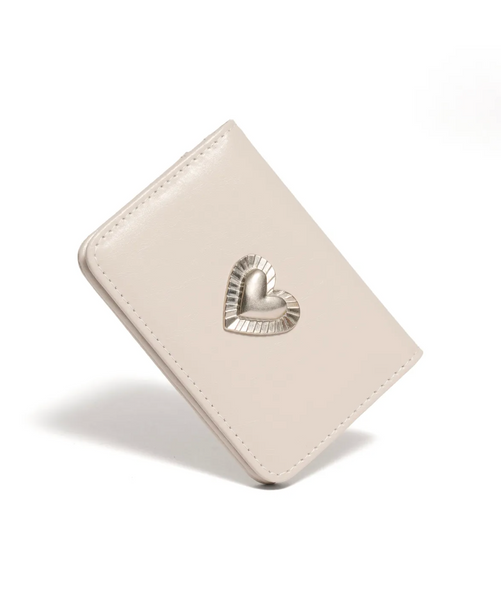 [LMQ] Pie Heart Photo Slot Card Wallet (3colours)