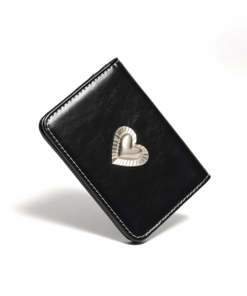 [LMQ] Pie Heart Photo Slot Card Wallet (3colours)