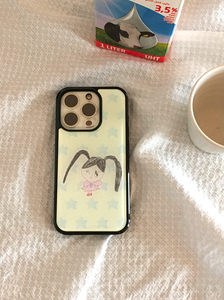 [1081] 노란둥이 Epoxy Phone Case