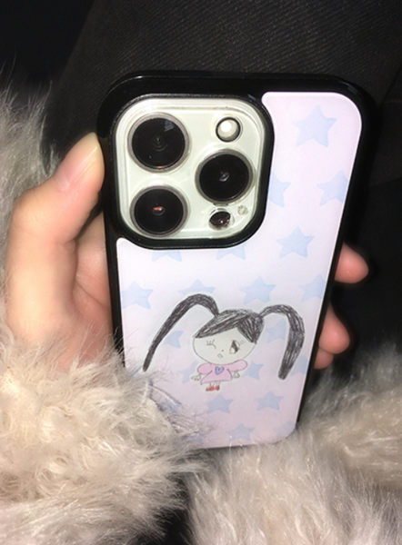 [1081] 분홍둥이 Epoxy Phone Case