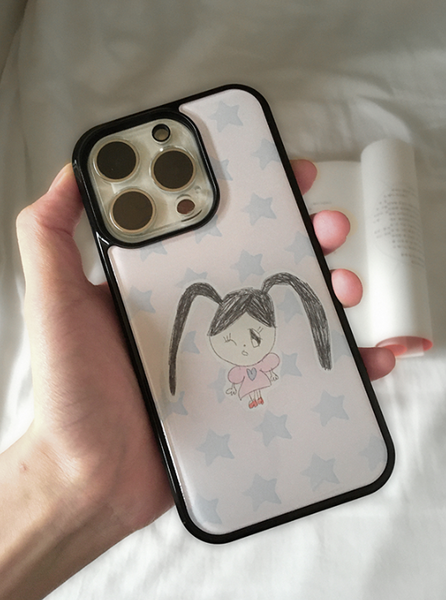 [1081] 분홍둥이 Epoxy Phone Case