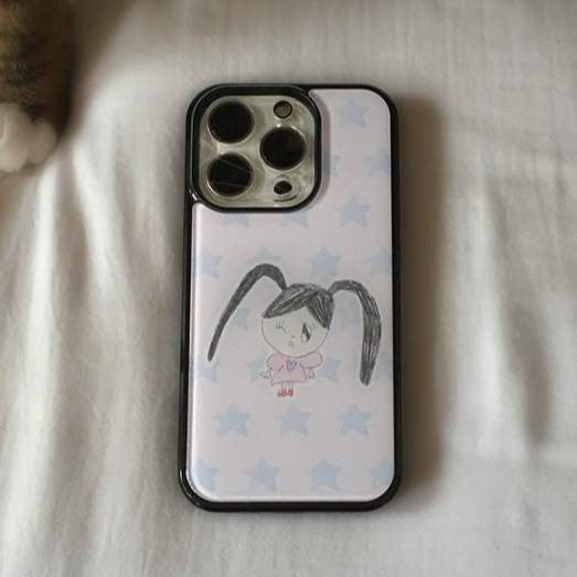 [1081] 분홍둥이 Epoxy Phone Case