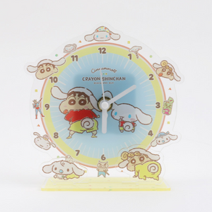 [CRAYON SHINCHAN 蠟筆小新] Cinnamoroll Acrylic Clock