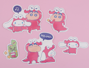 [CRAYON SHINCHAN 蠟筆小新] Cinnamoroll Decoration Sticker (5ea)