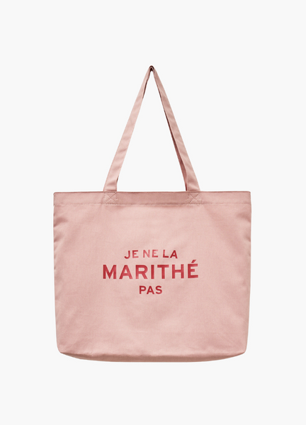 [MARITHÉ FRANÇOIS GIRBAUD] JE NE LA ECO BAG  baby pink