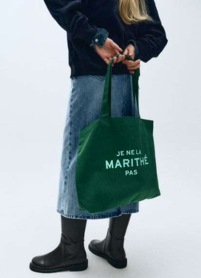 [MARITHÉ FRANÇOIS GIRBAUD] JE NE LA ECO BAG green