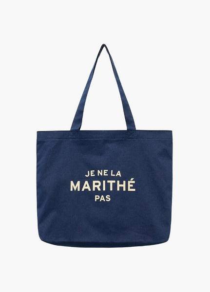 [MARITHÉ FRANÇOIS GIRBAUD] JE NE LA ECO BAG blue