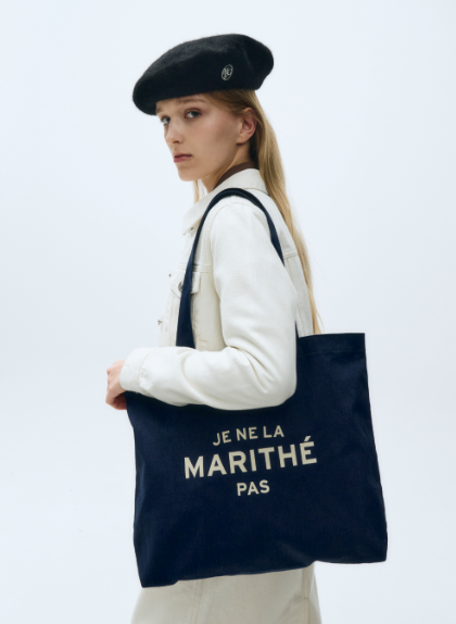 [MARITHÉ FRANÇOIS GIRBAUD] JE NE LA ECO BAG blue