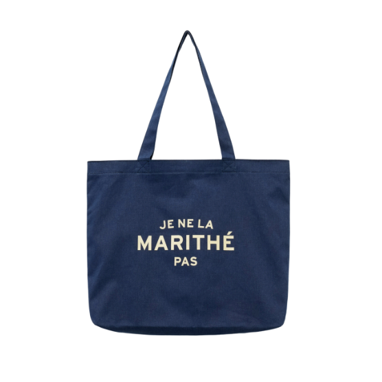 [MARITHÉ FRANÇOIS GIRBAUD] JE NE LA ECO BAG blue