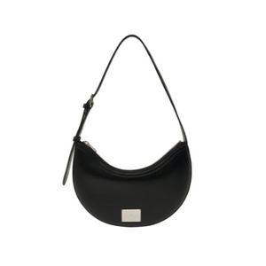 [MARITHÉ FRANÇOIS GIRBAUD] CLASSIC LOGO HALF MOON SHOULDER BAG black