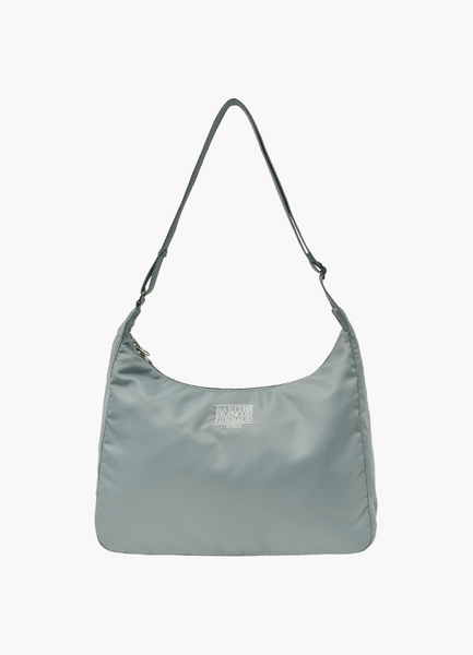 [MARITHÉ FRANÇOIS GIRBAUD] CLASSIC LOGO NYLON CROSS BAG light gray