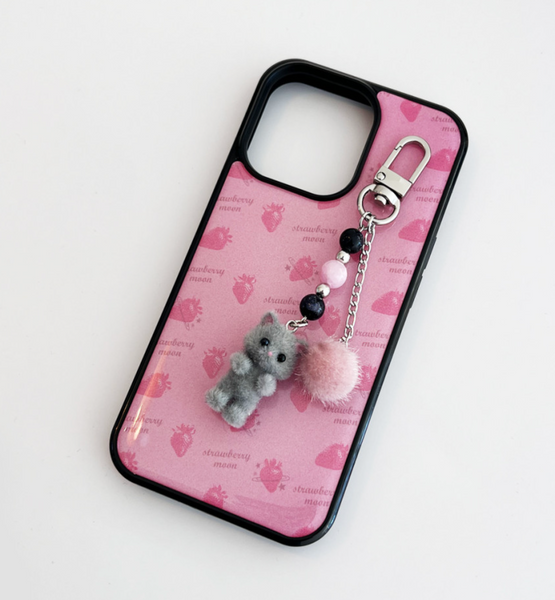 [moodmoons] Strawberry Moon Epoxy Phone Case