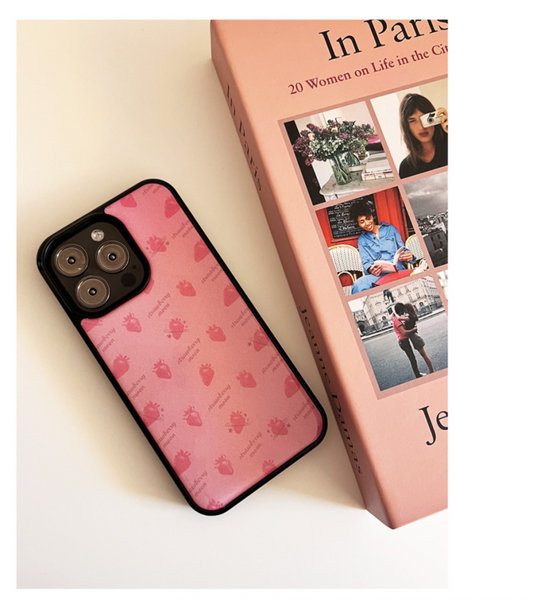 [moodmoons] Strawberry Moon Epoxy Phone Case