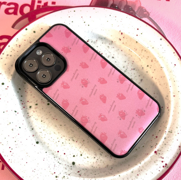 [moodmoons] Strawberry Moon Epoxy Phone Case