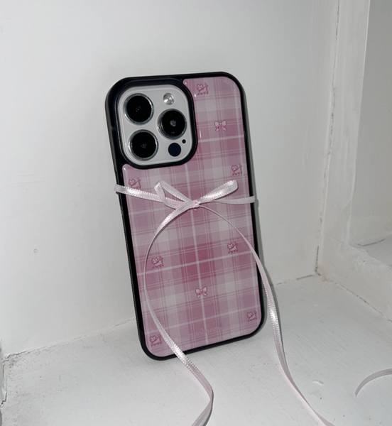 [moodmoons] Check Cat Epoxy Phone Case