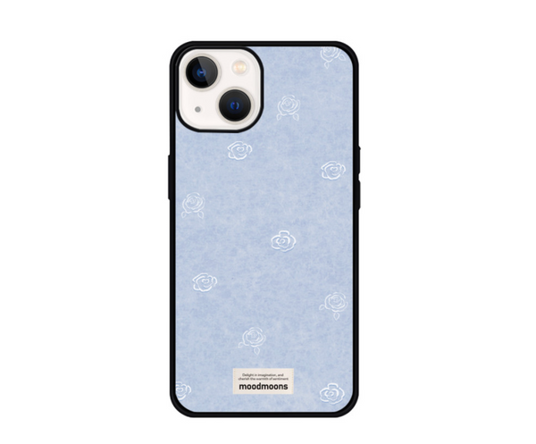 [moodmoons] Pastel Rose Skyblue Epoxy Phone Case