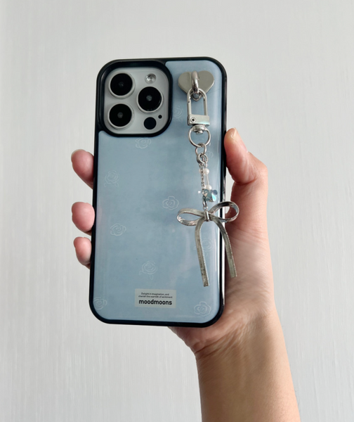 [moodmoons] Pastel Rose Skyblue Epoxy Phone Case