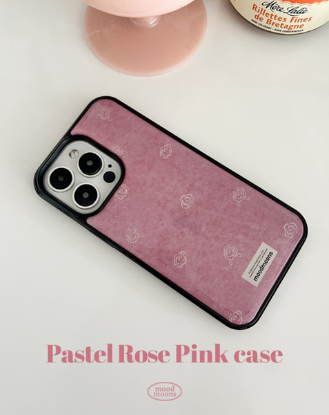 [moodmoons] Pastel Rose Pink Epoxy Phone Case