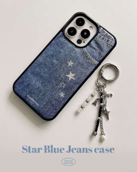 [moodmoons] Star Blue Jeans Epoxy Phone Case