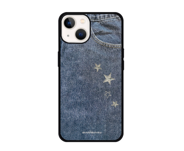 [moodmoons] Star Blue Jeans Epoxy Phone Case