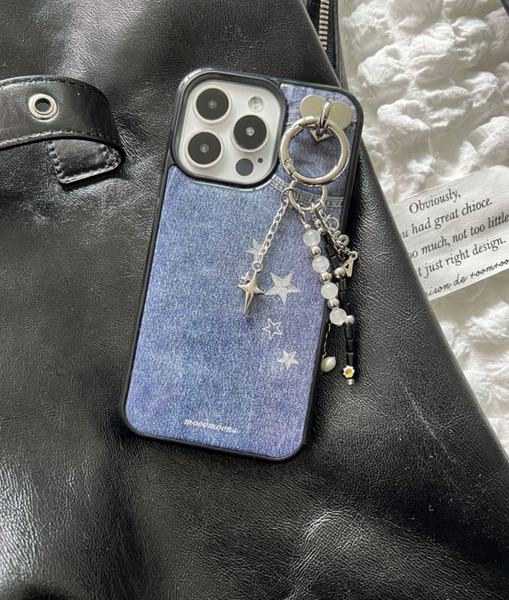 [moodmoons] Star Blue Jeans Epoxy Phone Case