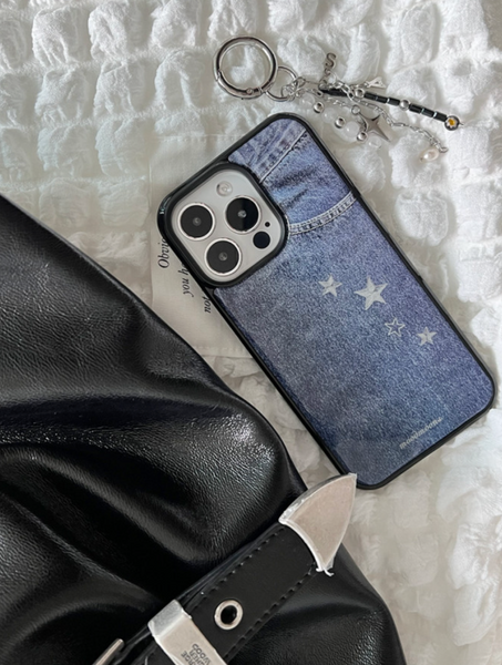 [moodmoons] Star Blue Jeans Epoxy Phone Case