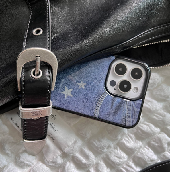 [moodmoons] Star Blue Jeans Epoxy Phone Case