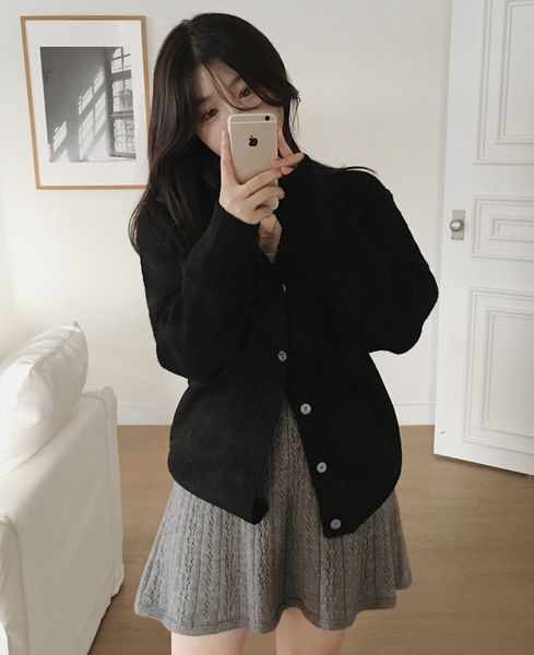 [SLOWAND] Soy Vintage Knit Skirt