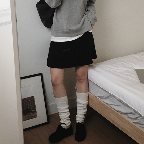 [SLOWAND] Soy Vintage Knit Skirt