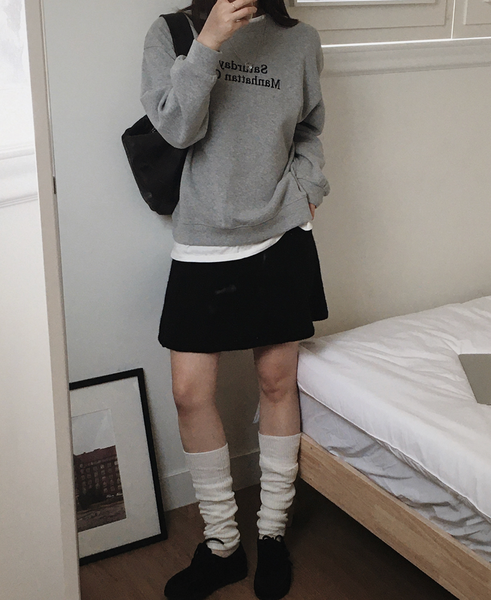 [SLOWAND] Saturdays Layering Sweatshirt