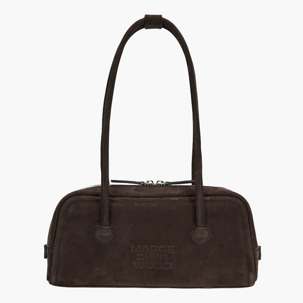 [MARGESHERWOOD] SOFT BAGUETTE BAG Hush Nubuck