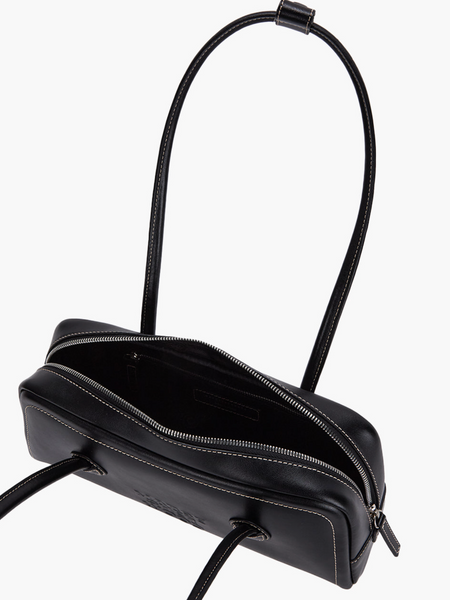 [MARGESHERWOOD] SOFT BAGUETTE BAG Black Plain